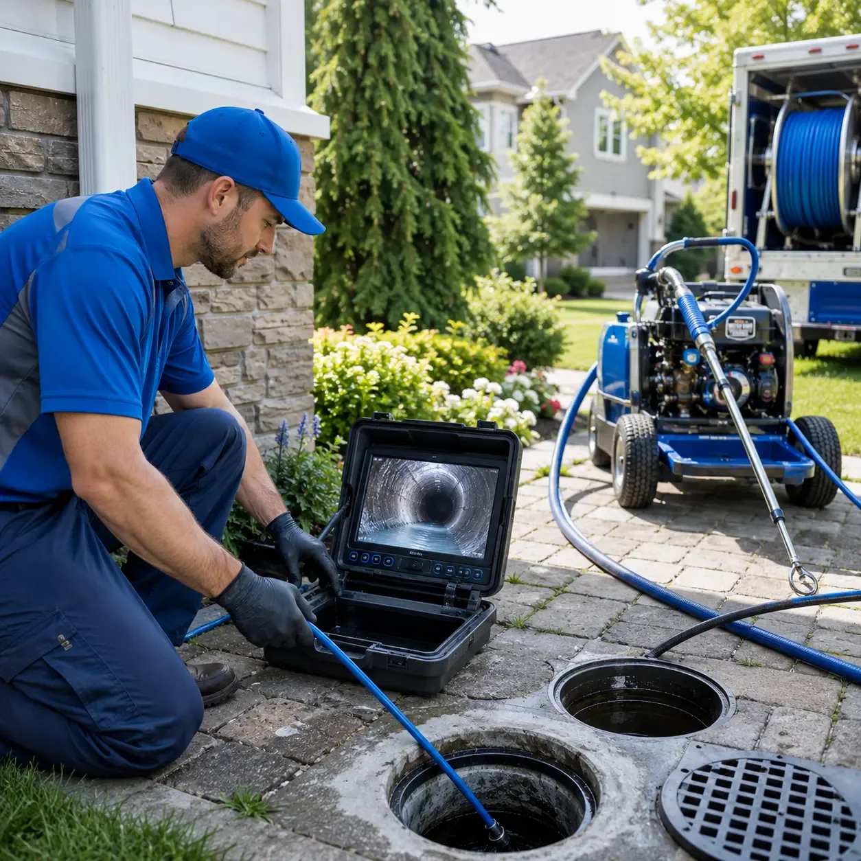 Outdoor drain cleaning professionals serving Summertown, TN